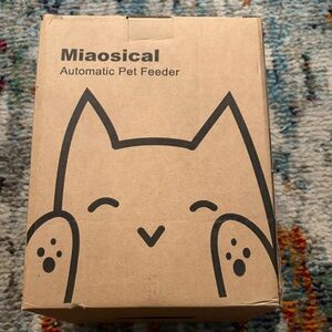 Miaosical Automatic Dual Pet Feeder - NIB Box (Black)